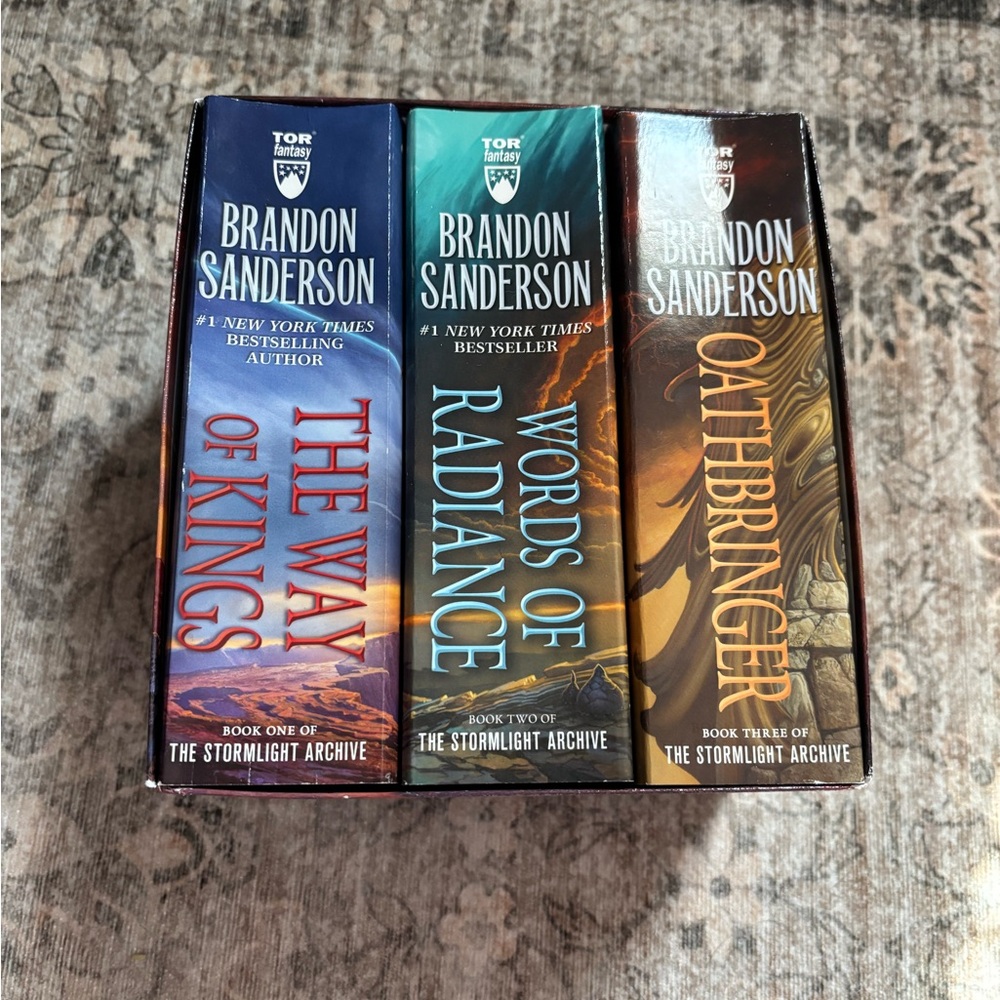 Brandon Sanderson Stormlight Archive Books 1-3